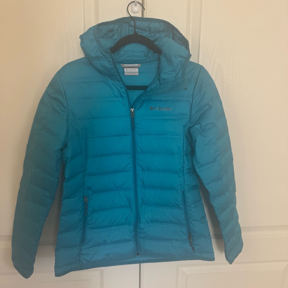 Columbia Blue Puffer Jacket